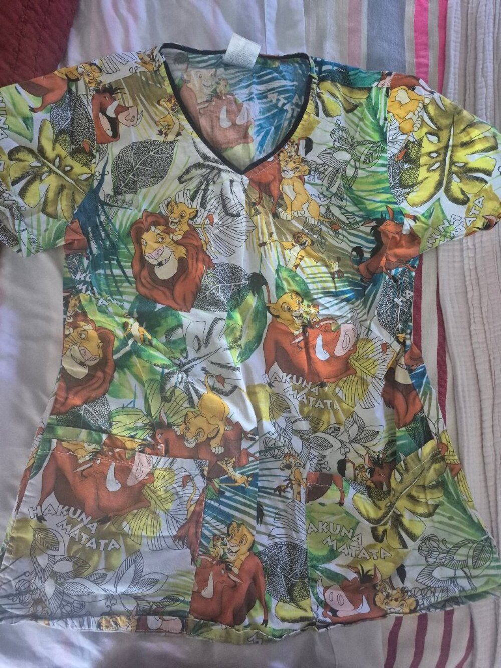 Lion King Scrub Top